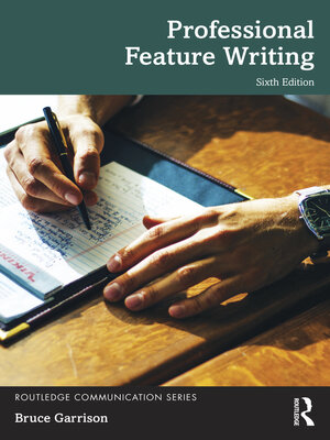 cover image of Professional Feature Writing